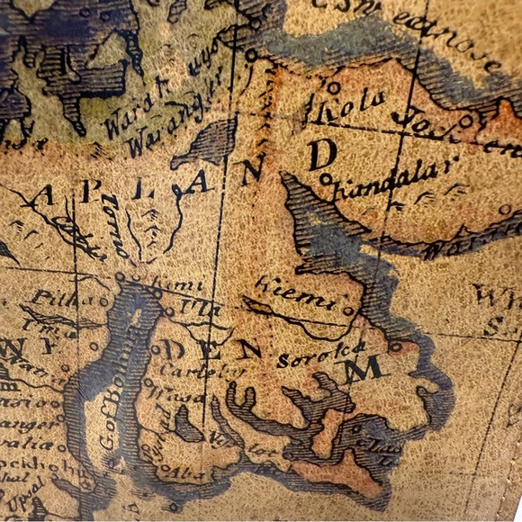 Patricia Nash-European Map-Rienzo Satchel / Shoulder Bag NWOT - Picture 14 of 16